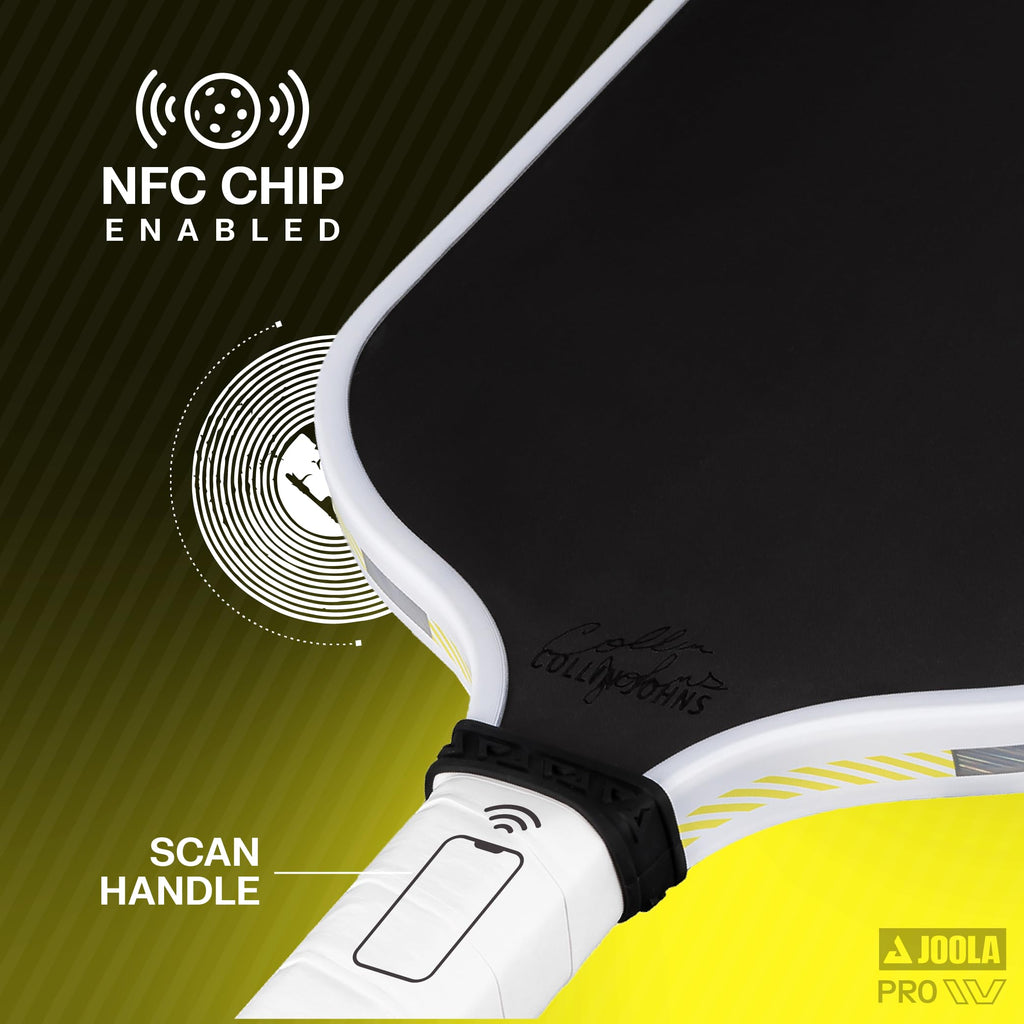 JOOLA Collin Johns Scorpeus Pro IV 16mm Pickleball Paddle - Tech Flex Power - Elongated Shape - Reach - Propulsion Core Increases Power & Touch - UPA-A Certified - USAP Approved - NFC Chip Enabled.