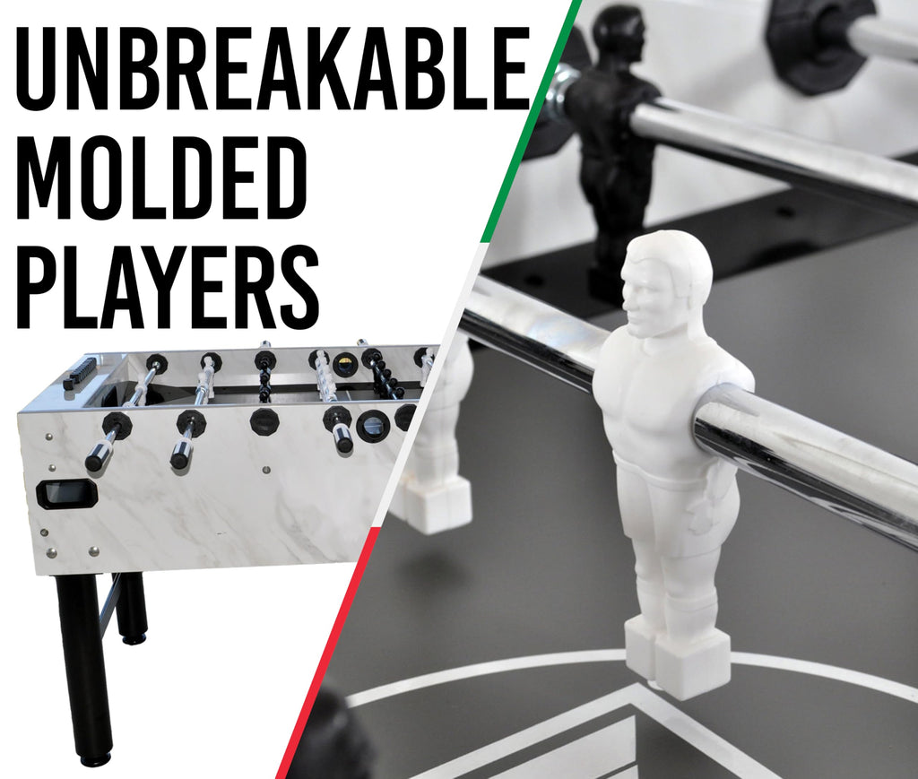 KETTLER Carrara Outdoor Foosball Table with 360 Degree Goalie Rotation, 5 Resin Balls, 5 Cork Balls and Premium Storage Cover
