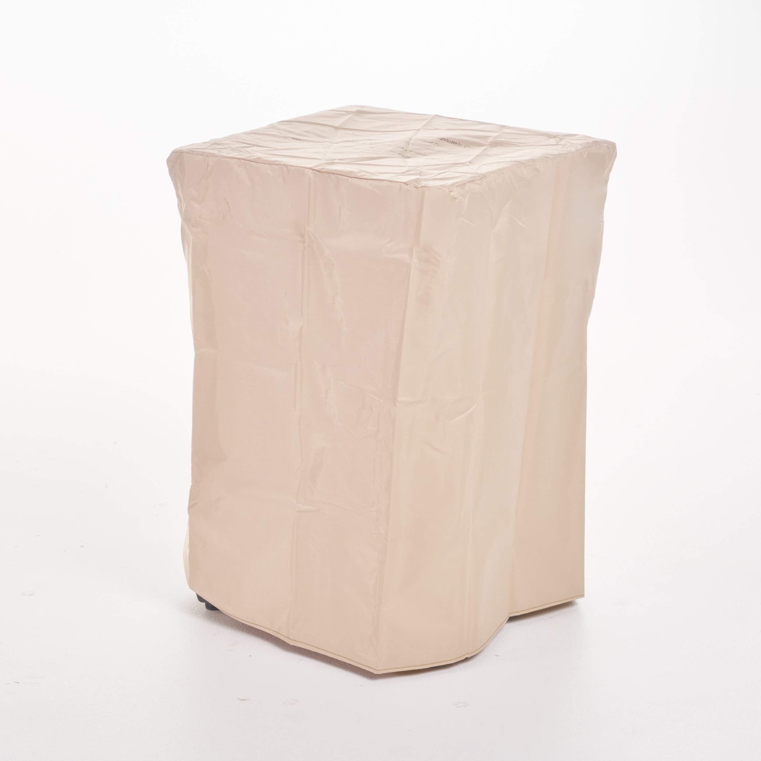 Christopher Knight Home Chesney Stone MGO Fire Column - 40,000 BTU, 19.5", Natural Stone