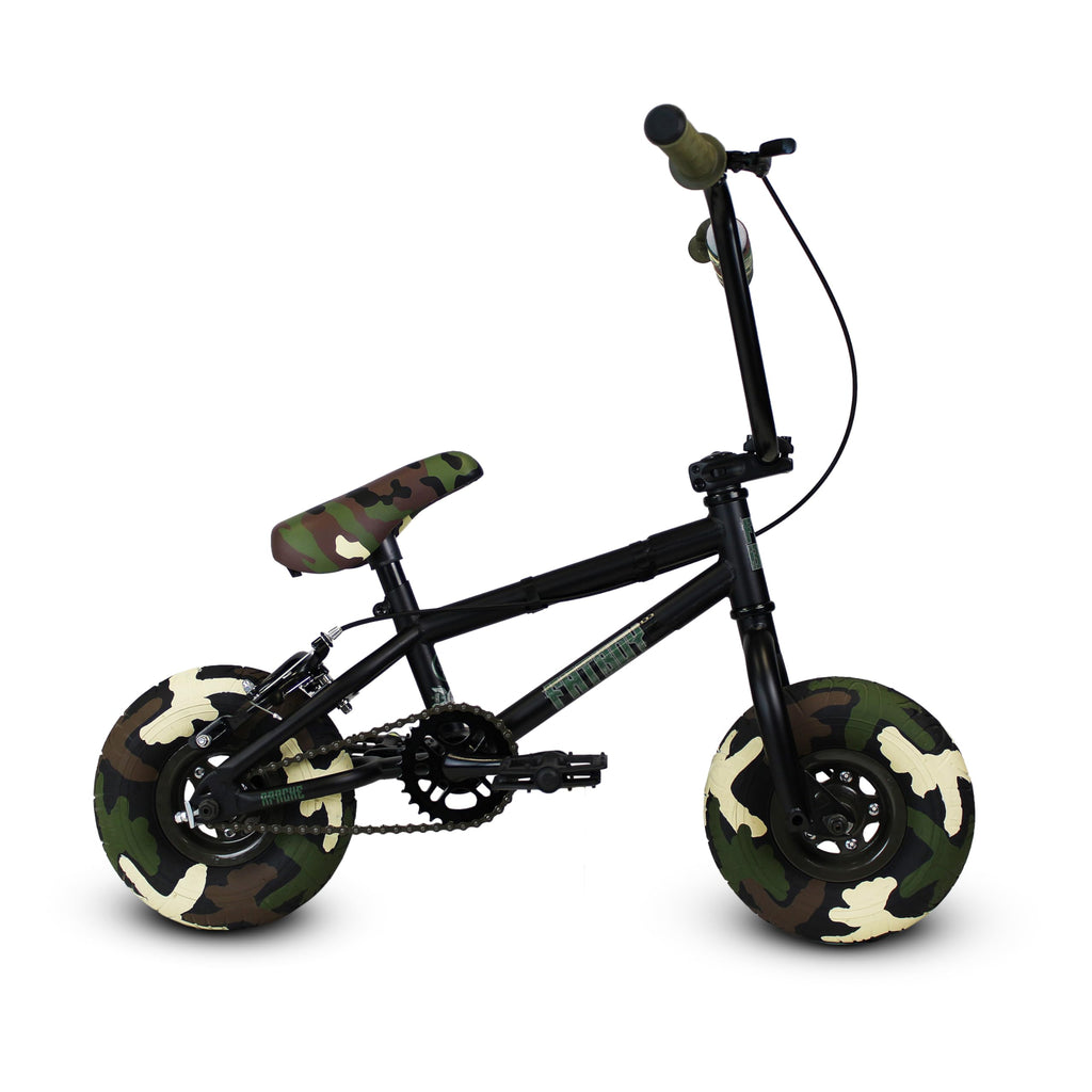 Fatboy Mini BMX in PRO Model with 3pc Crank - Assault/Stunt Model with 1 pcs Crank Mid Level - The Riot is Entry Level with 1-pc Crank (Assault/Stunt-Apache)