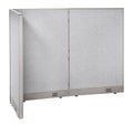 GOF Freestanding L Shaped Office Partition, Large Fabric Room Divider Panel, 30" D x 60" W x 48" H