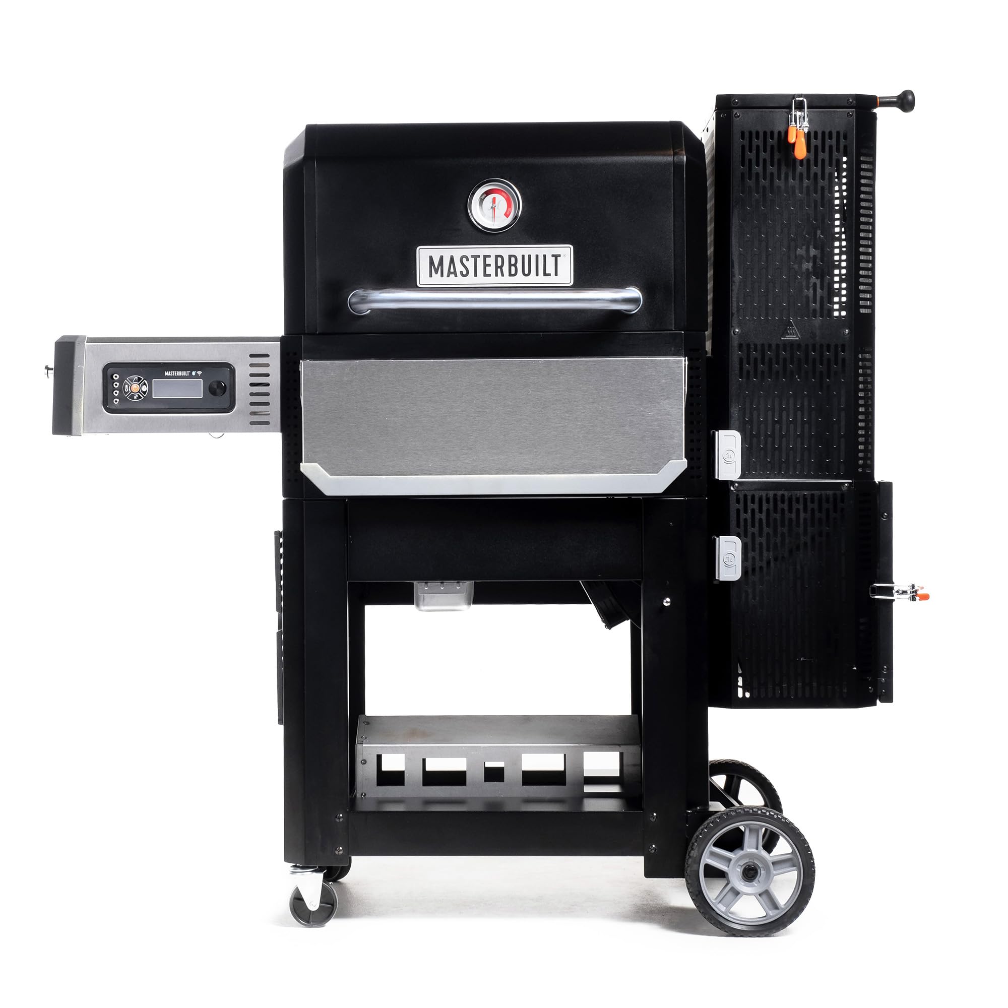 Masterbuilt® Gravity Series® 800 Smoker Grill - Charcoal Grill plus Griddle Insert, Digital Control, App Connectivity, 800 Cooking Square Inches in Black, Model MB20040221