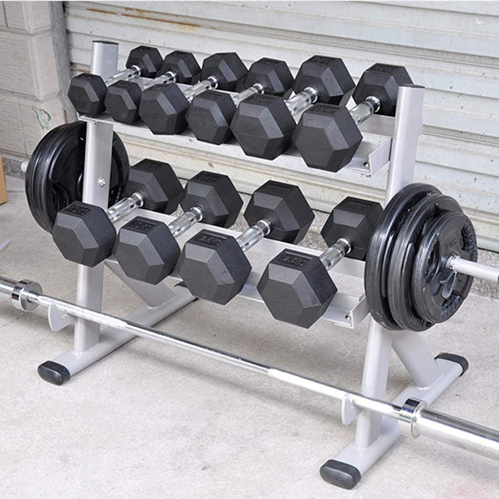 UMJIGF Dumbbell Rack/Home Commercial Fitness Equipment Storage Rack/Fixed Dumbbell Display Rack,Black,