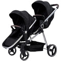 Double Stroller for Twins Infants and Toddlers, Foldable Tandem, Convertible Twin to Single Stroller, Compact Light Weight, Ages 0-3 Years