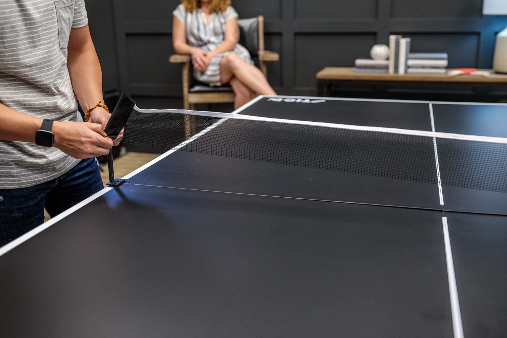 STIGA 4-Piece Table Tennis Conversion Top, Grey - Transform Your Pool Table into A Table Tennis Table