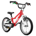 woom GO 2 Bicycle for Children 3 to 4.5 Years Old, 14-Inch Lightweight Bike with Handbrake, Steering Limiter & Chainguard for Boys & Girls - Red