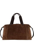 Vince Mens Suede Westmore Duffle Bag, Stylish & Versatile Accessory for Everyday & Travel