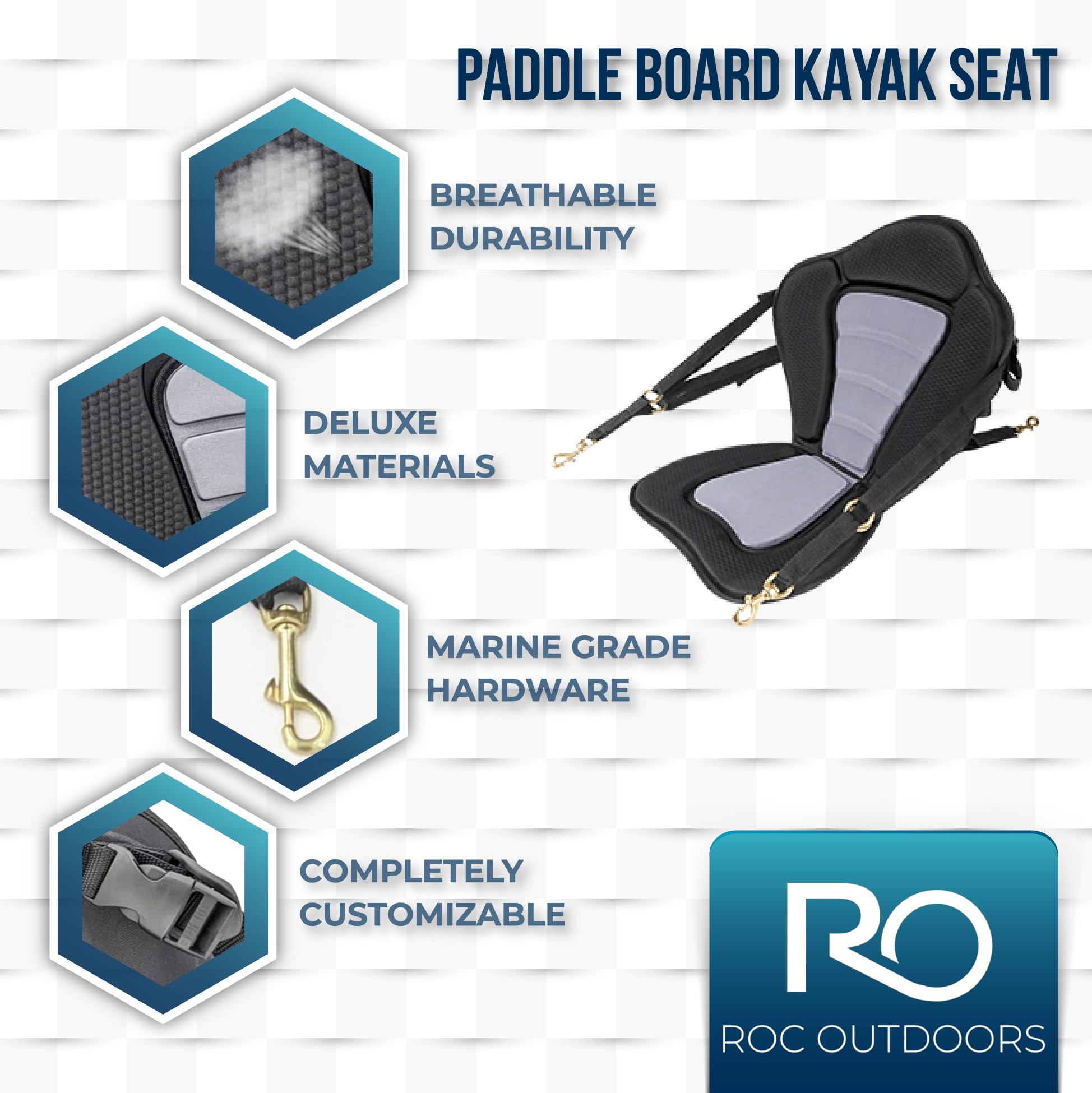 Roc Inflatable Stand Up Paddle Board 10' 6" with Premium SUP Paddle Board Accessories, Wide Stable Design, Non-Slip Comfort Deck for Youth & Adults (Violet W/Kayak Seat)