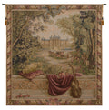 Charlotte Home Furnishings Inc. Verdure Au Chateau I French Tapestry Wall Hanging 58 X 55 Inch Viscose Cotton And Polyester Blend Wall Art Woven In France Perfect For Home Decor And Wall Decor
