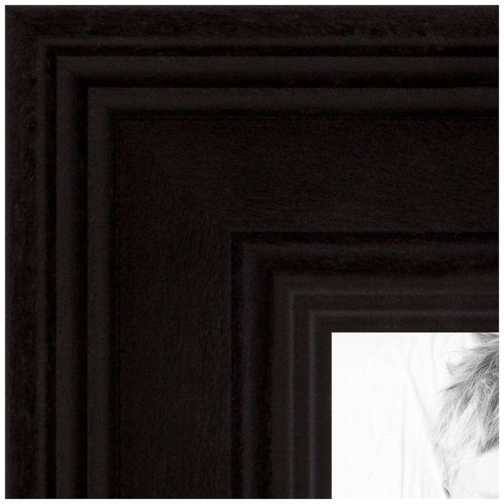 ArtToFrames 28x48 Inch Black Picture Frame, This 1.50 Inch Custom Poster Frame is Colonial Onyx - Comes with Economy Acrylic and Corrugated Backing (2WOM0066-78238-YBLK-28x48)