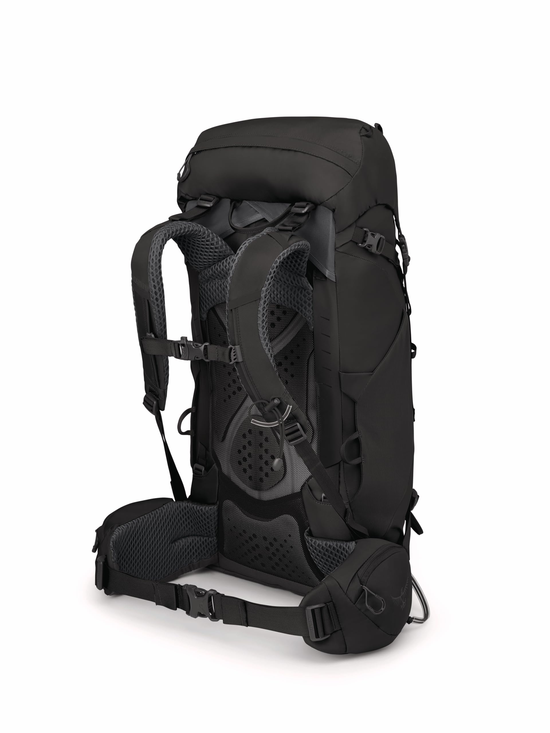 Osprey Kestrel 38L Men's Backpacking Backpack, Black, S/M