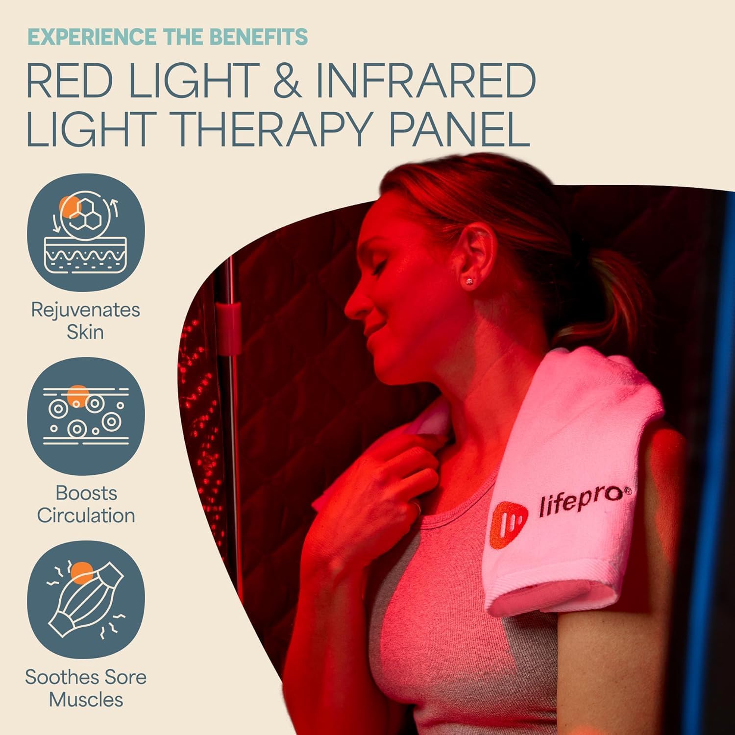 LifePro Revivify Deluxe Portable Sauna for Home with Red Light Therapy — Easy-to-Use Portable Infrared Sauna for Home — 2.6L Steamer & 6 Essential Oils