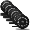 Fitvids Olympic Bumper Plates Set – 2" Weight Plates for Strength Training & Weightlifting – Set: 370 lbs – Black
