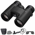 PROSTAFF P7 10x30 (16771) Black Binoculars Bundle with Lens Pen and Cleaning Cloth, Compact Binoculars for Adults for Hunting, Bird Watching, and Hiking Essentials, Zoom