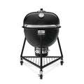 Weber Summit® Kamado E6 Charcoal Grill, Black – Dual‑Walled Insulated Steel Kamado with 24" Cooking Area, Porcelain‑Enameled Kettle & One‑Touch Cleaning System