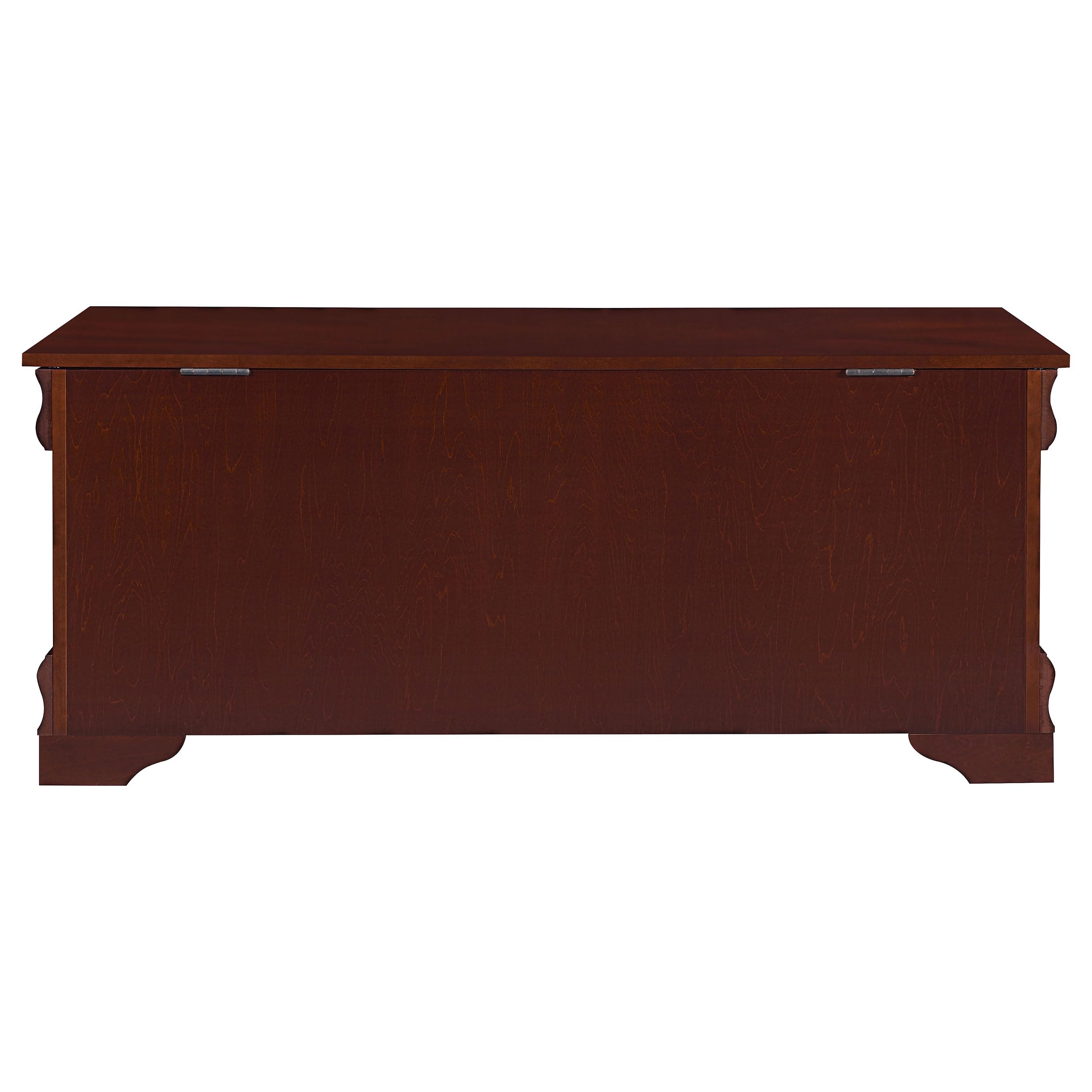 Coaster Home Furnishings - Pablo - Wood - Cedar Chest with Flip-Open Top, Lined Interior and Base Molding - Bedroom - 47-Inch - Warm Brown - 900022
