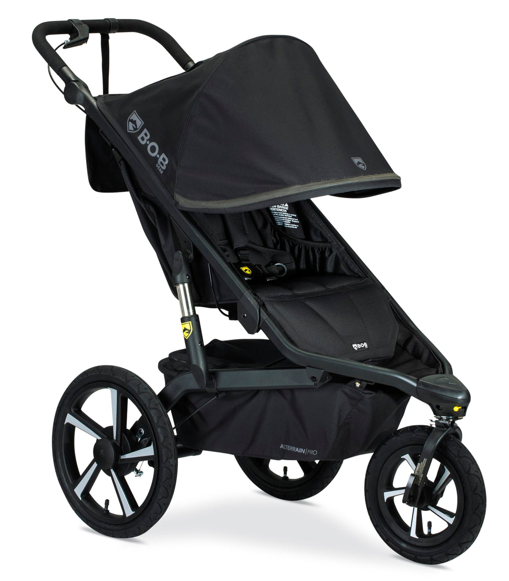 BOB Gear Alterrain Pro Jogging Stroller, All-Weather, SmoothShox Suspension, Black