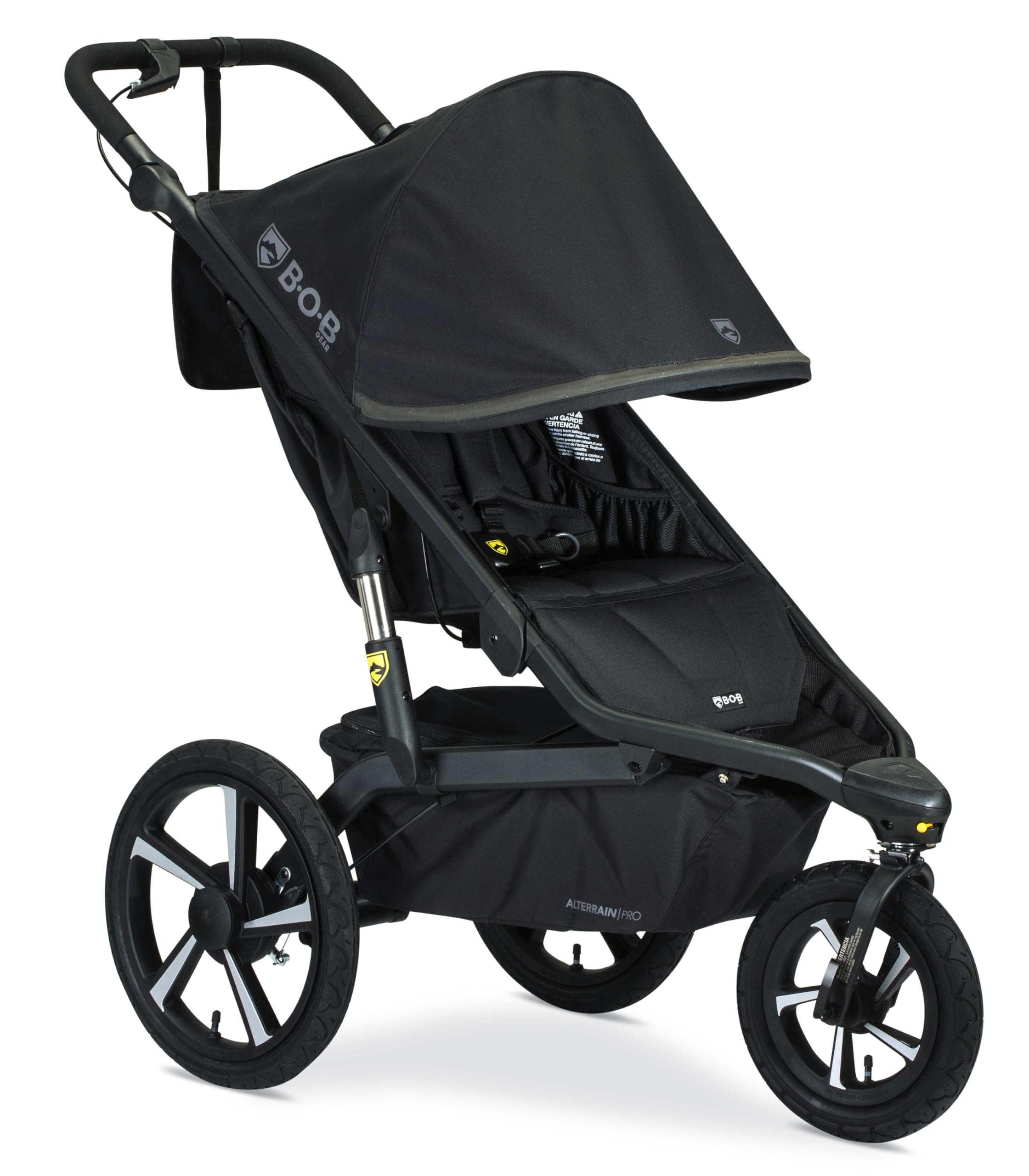 BOB Gear Alterrain Pro Jogging Stroller, All-Weather, SmoothShox Suspension, Black