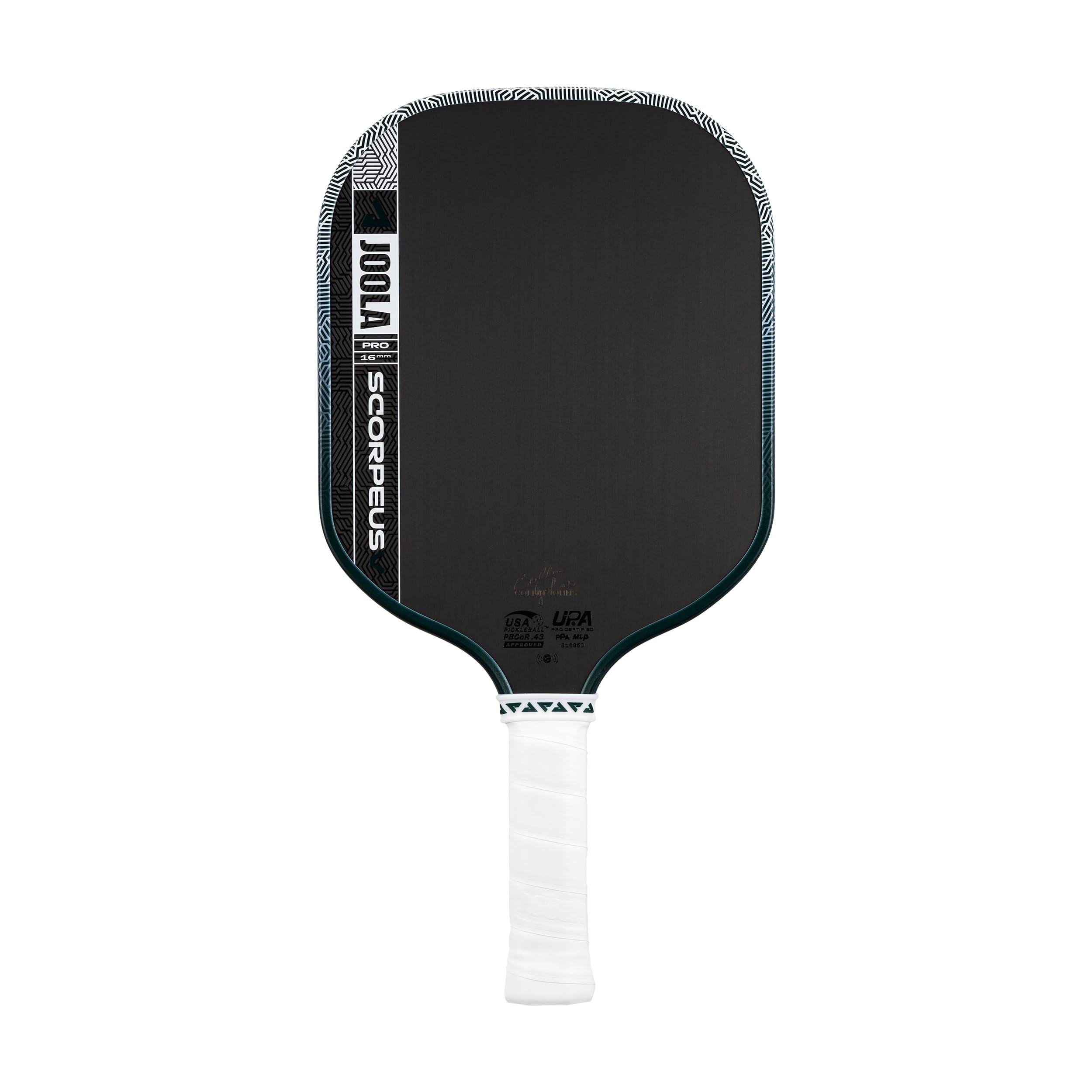 JOOLA Pro V Pickleball Paddle - 14mm/16mm - Raw Carbon Fiber Textured Surface - Enhanced Frame & Propulsion Core, USAPA & UPA-A Certified, NFC Chip Enabled, Premium Control & Lightweight Performance