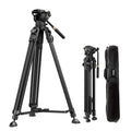 SmallRig AD-50 Max Heavy Duty Video Tripod, 68.5" Carbon Fiber Lightweight Tripod with FreeSpeed One-Step Height Adjustment, Fluid Head, Dual-Mode QR Plate, Load up to 17.6lb