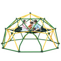 Virubi 13 FT Climbing Dome with Hammock for Kids 3-10, Outdoor Play Equipment Supporting 1000 lbs, Anti-Rust Jungle Gym, Easy Assembly Geometric Dome Climber Play Center