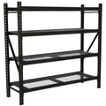 Ironton 4-Tier Industrial Steel Shelving Unit, 8,000-Pound Load Capacity, Garage Storage Rack, 77" W x 24" D x 72" H
