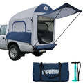 Niphean Truck Bed Tent 5ft with Awning Shade, 2 Mins Fast Setup Inflatable Pickup Truck Tent, for 2 People, PU 3000mm Waterproof, UPF 50+ Sunproof & High-Strength Windproof, Camp Anywhere You Park