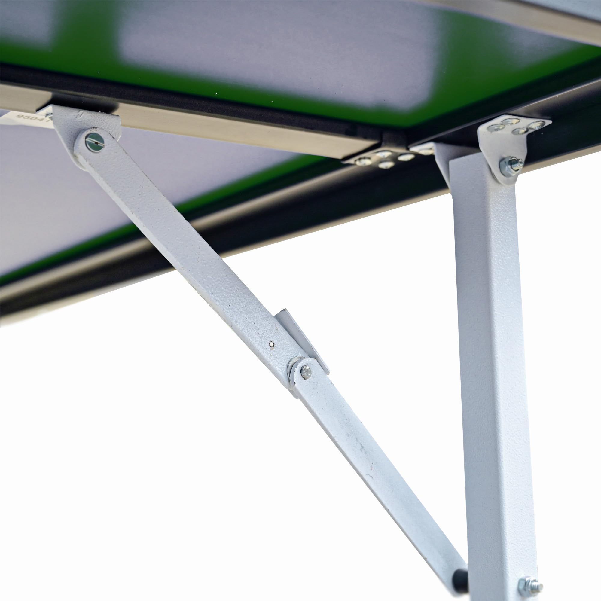 Butterfly Compact Outdoor Ping Pong Table - Thick Outdoor Table Tennis Table - All-Weather Removable Ping Pong Net Included - Ships Assembled - Folds and Rolls for Easy Transport