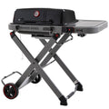 Feasto Propane Gas Grill with Foldable Cart & Heavy-Duty Build, All-Terrain Large Wheels for Easy Moving, BBQ Grill for Outdoor Cooking, Backyard, Camping & Tailgating