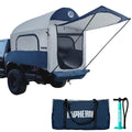 Niphean Truck Bed Tent 5.5ft with Awning Shade, 2 Mins Fast Setup Inflatable Pickup Truck Tent, for 2+1 People, PU 3000mm Waterproof, UPF 50+ Sunproof & High-Strength Windproof, Camp Anywhere You Park