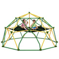 Merax 12FT Climbing Dome with Hammock, Outdoor Geometric Dome Climber Play Center for Kids 3-10 Supporting 1000 lbs, Easy Assembly Jungle Gym