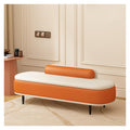 Bedroom End of Bed Bench Storage Bench- Entryway Bench, Ottoman for Bedroom End of Bed,Modern Leather Benche Bedroom Benches for Foot of Bed,Upholstered Bench with Black Legs Ottoman Couch Bench ( Col