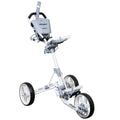 Clicgear Model 4.5 Golf Push Cart, Premium 3-Wheel Foldable Walking Golf Cart (White)