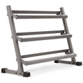 XMARK 3-Tier Dumbbells Weight Storage Rack, Holds 5-50 Pound Hex Dumbbells Weight Set (10 Pairs Capacity)