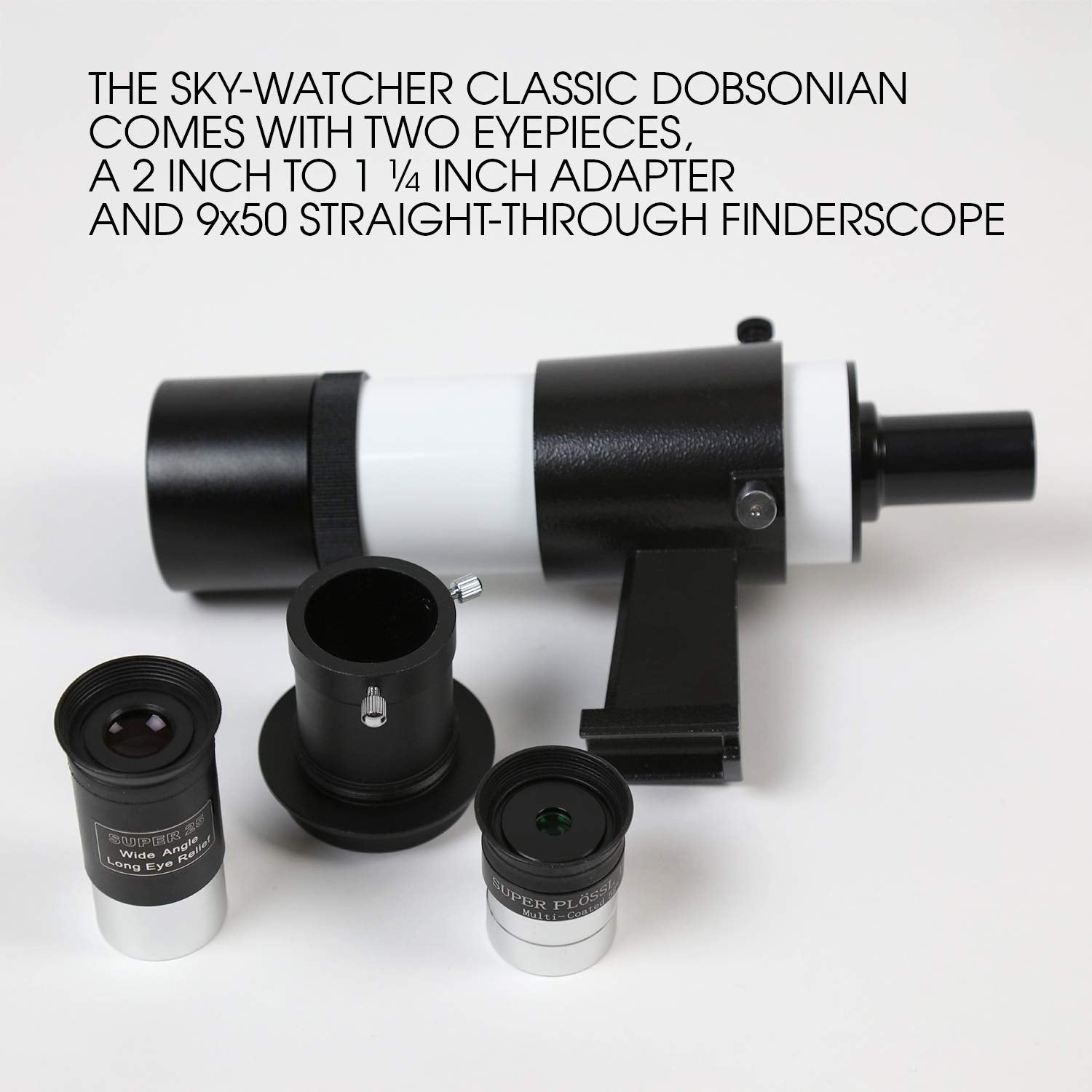 Sky Watcher Sky-Watcher Classic 250 Dobsonian 10-inch Telescope – Solid-Tube – Simple, Traditional Design – Easy to Use, Perfect for Beginners (S11620)
