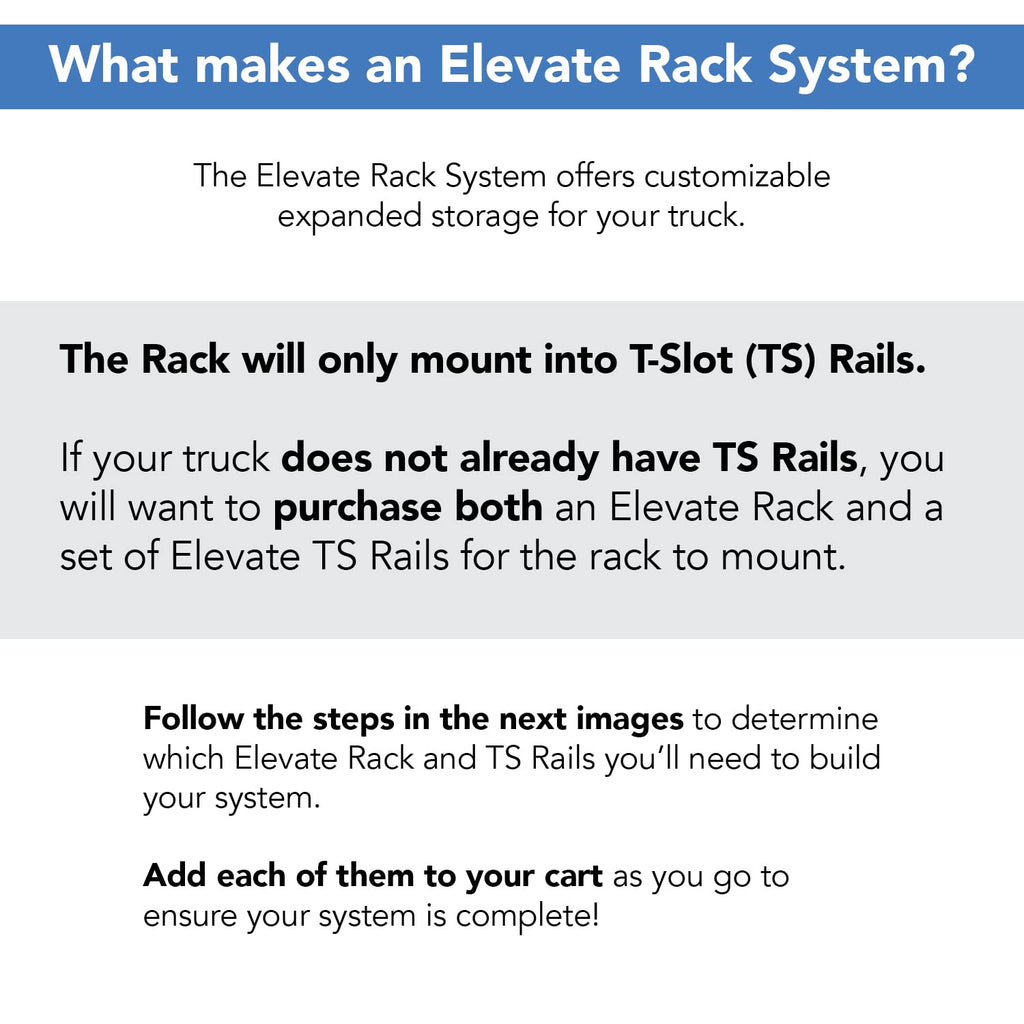 RealTruck TruXedo Elevate Rack System | 1118513 | Elevate CS Rack