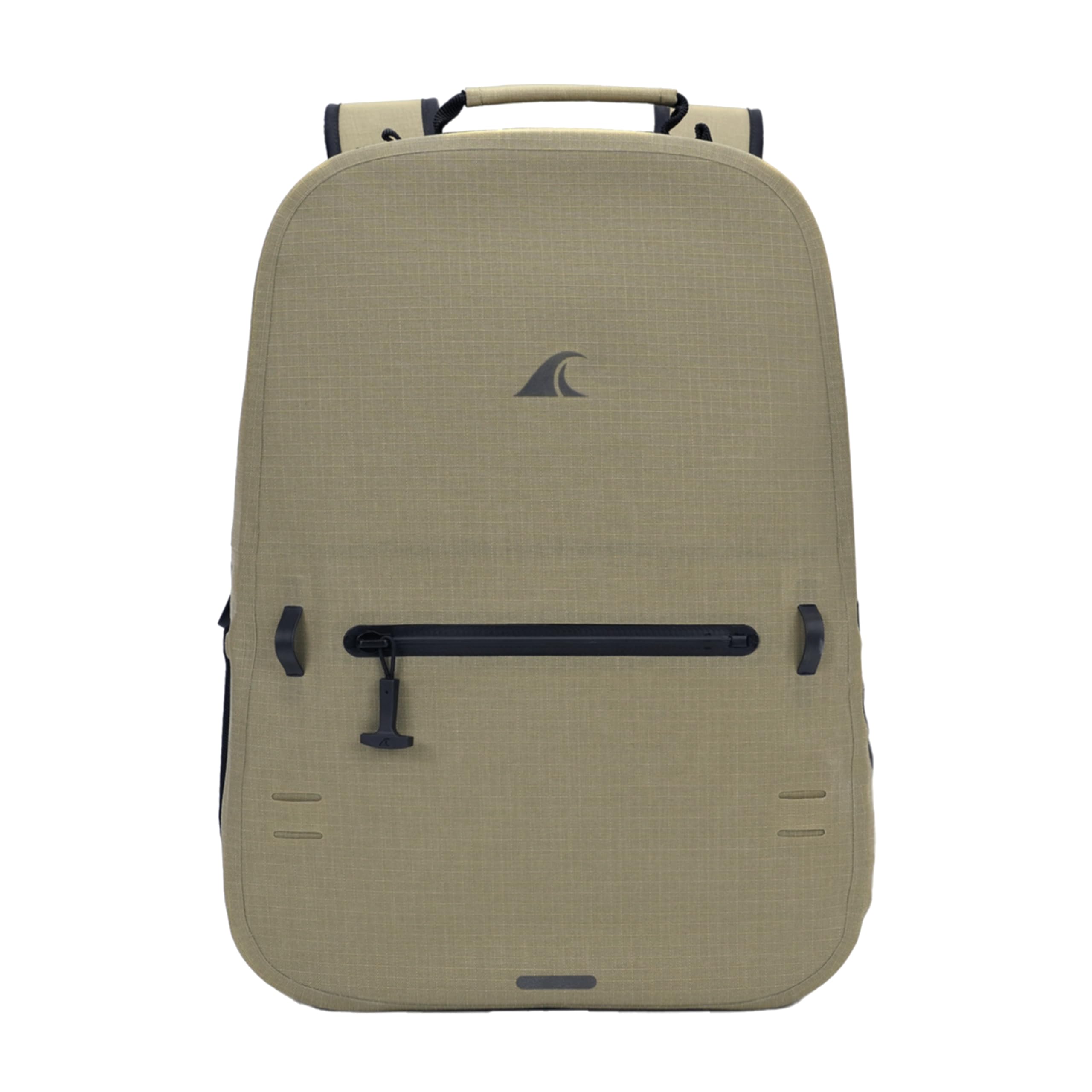 Breakwater Supply™ River Ute Waterproof IP68 Hunting Backpack, Floating TPU Submersible Dry Bag with Padded Hip Belt and Airtight Zippers | 20L (River Ute 20L CORDURA Safari Tan)