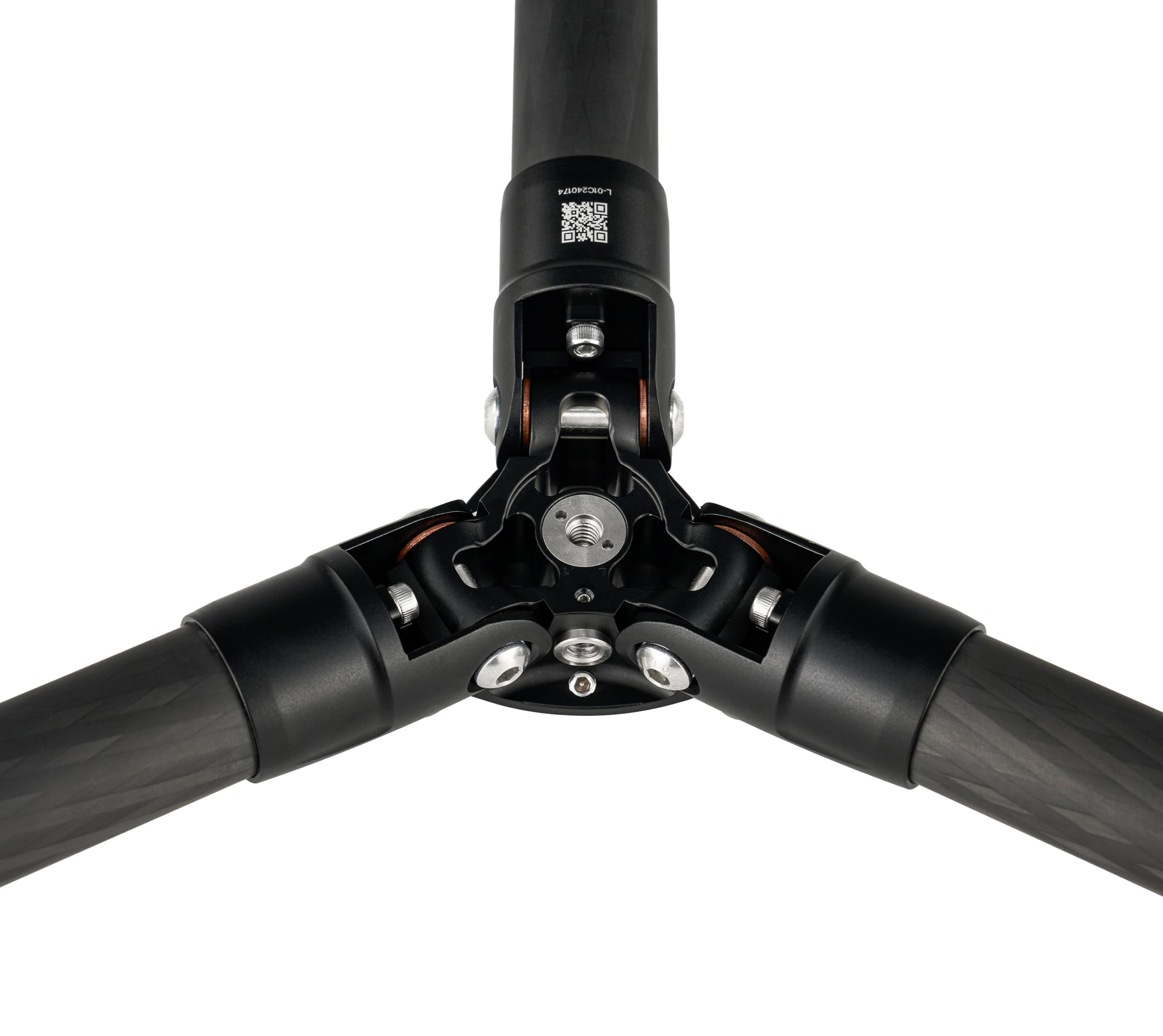 Leofoto LS-284CEXX Travel Tripod w/Built-in Leveling Head, Ranger Series, Carbon Fiber, 4 Leg Sections, Lightweight, Ball Head Optional (Tripod)