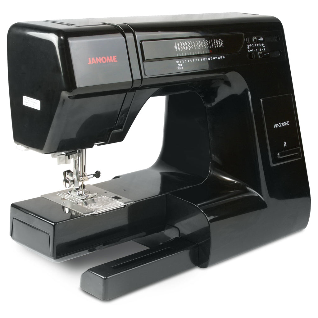Janome Heavy Duty HD-3000 Black Edition Sewing Machine with Bonus 6 Piece Quilting Kit