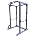 HulkFit Multifunctional Gen 2 Pro Series Power Cage Squat Rack with Home Gym Attachments and Accessories - Black