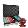 MRC 1000pcs Laurel Crown Ceramic Poker Chips Set with Aluminum Case Custom Build