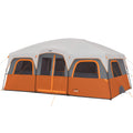 CORE 12 Person Tent | Large Multi Room Family Cabin Tent with Carry Bag for Outdoor Car Camping | Included Storage Pockets for Camping Accessories