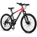 AVASTA 27.5-inch Mountain Bike for Man Male and Woman Female Adult with Lightweight Aluminum Alloy Frame and Dual Disc Brakes,Front Suspension,21-Speed Gear Shifters,Hidden Brake Cables,Red