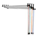 MagicLine Photography Backdrop 4 Roller Support System, 118 inch Stainless Steel Crossbars Manual Backdrop Stand,Wall/Ceiling/Light Stand Mount Background Holder for Home & Studio(Stability)