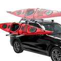 TOOENJOY Heavy-Duty Kayak Lift Assist Roof Rack, 100 LBS Capacity Kayak Canoe Rooftop Loader, Elevating Assist System for Easy Loading