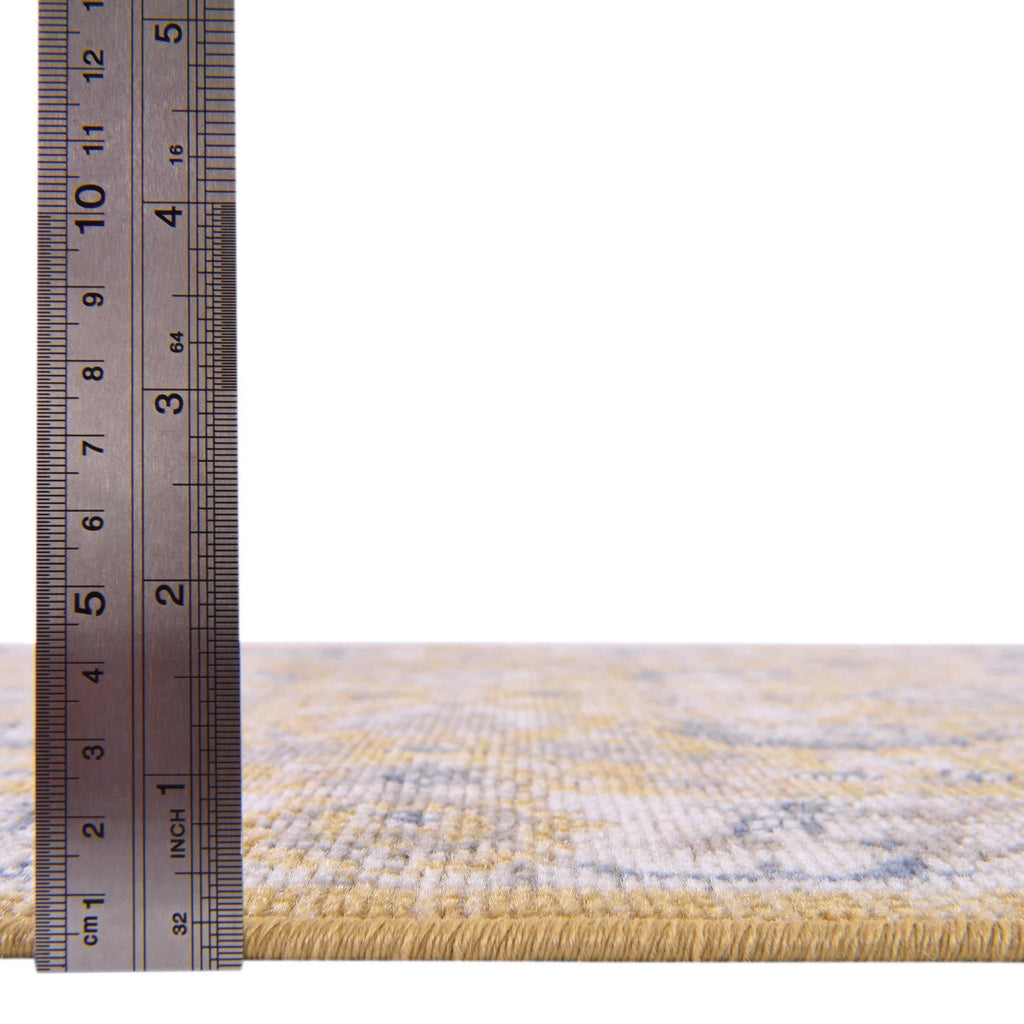 Unique Loom Whitney Collection Traditional Border Area Rug (8' 0 x 10' 0 Rectangular, Tuscan Yellow)