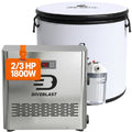 Diveblast Cold Plunge Tub With Water Chiller, Pump and Filter - Low Consumption 2/3 HP Cold Plunge Chiller - Cools Water Down to 39°F
