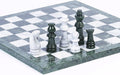 Central Park South Deluxe Marble Chess Set Extra Large King Height 4 1/4"