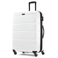 Samsonite Omni PC Hardside Expandable Luggage with Spinner Wheels, Checked-Large 28-Inch, White