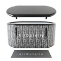 AirOutelle Inflatable Cold Plunge Tub, 216 - Gallon Large Ice Tub for Recovery, Durable & Portable with Water Chiller Compatibility, Gym and Training Use (Grey)